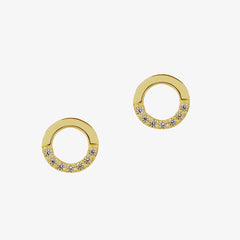 Semi-Set Studs Gold