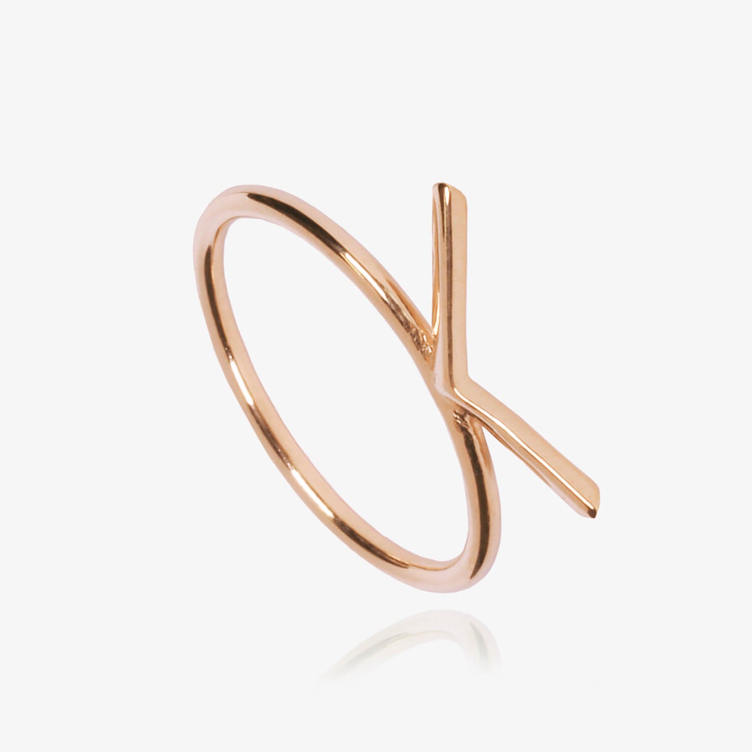 Linear Ring Rose Gold