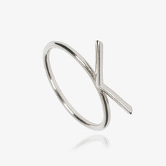 Linear Ring Silver