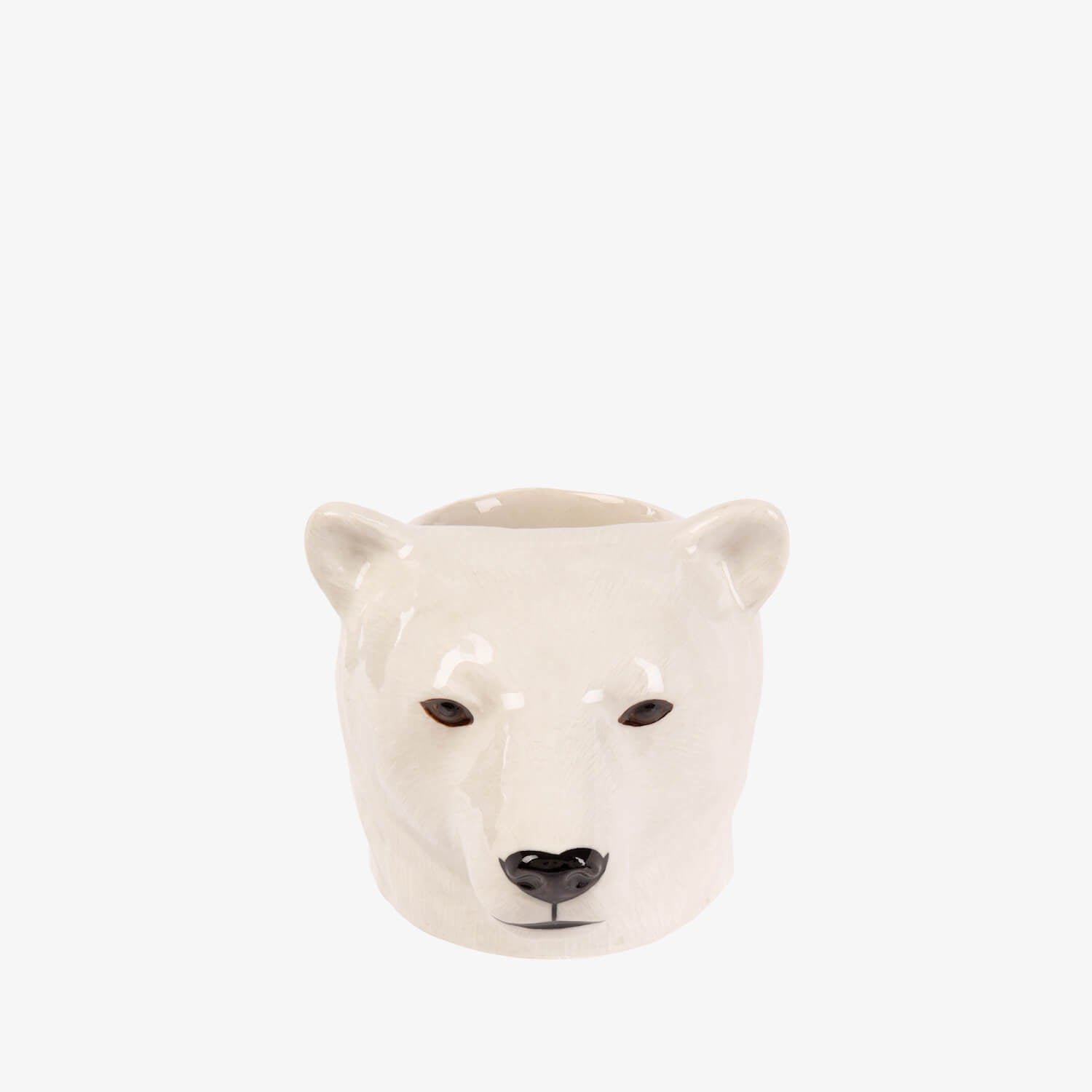 Polar Bear Animal Head Planter