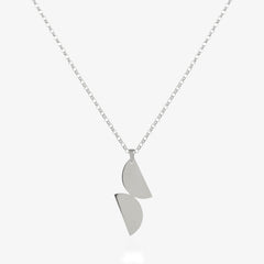 Union Circles Necklace Silver
