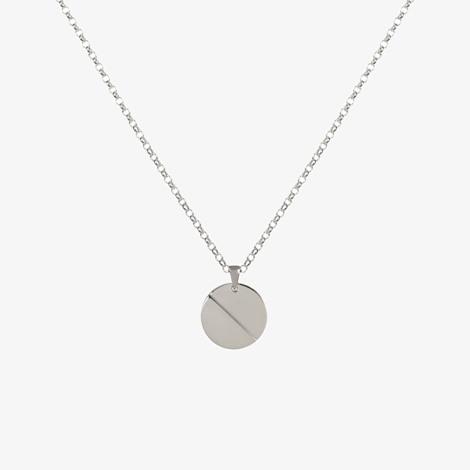Union Dual Necklace Silver