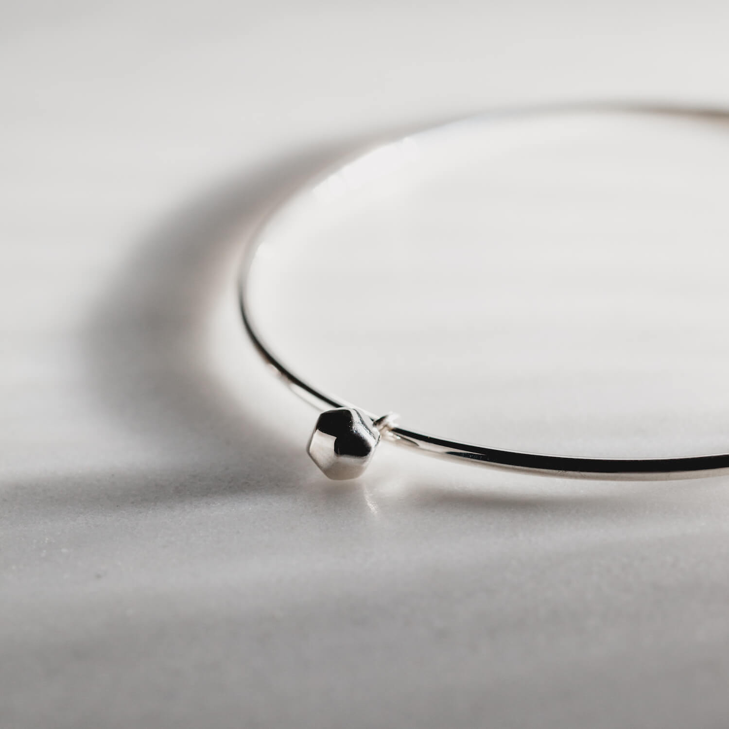 Dodecahedron Bangle Rose Gold