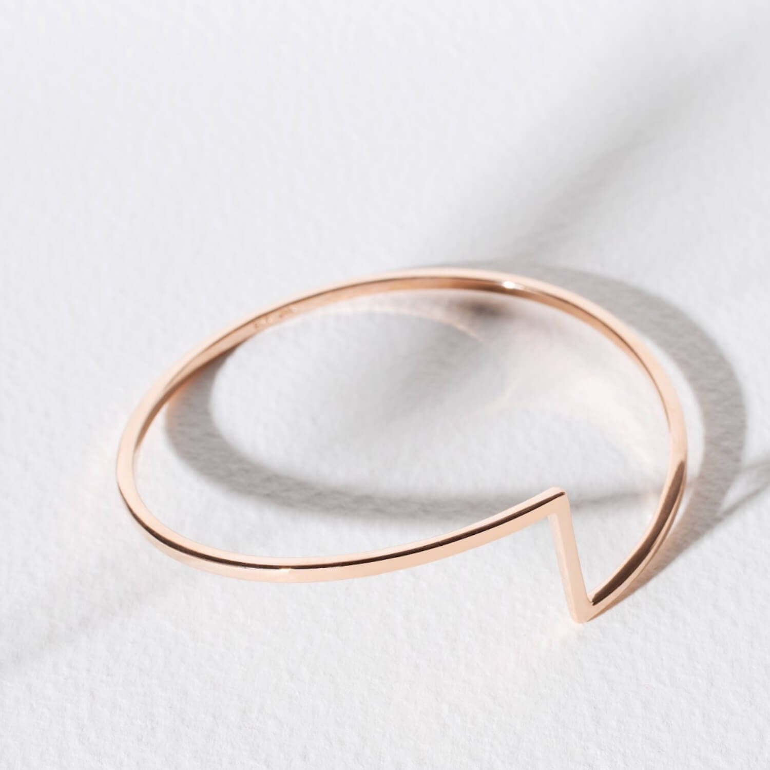 Joint Bangle Rose Gold