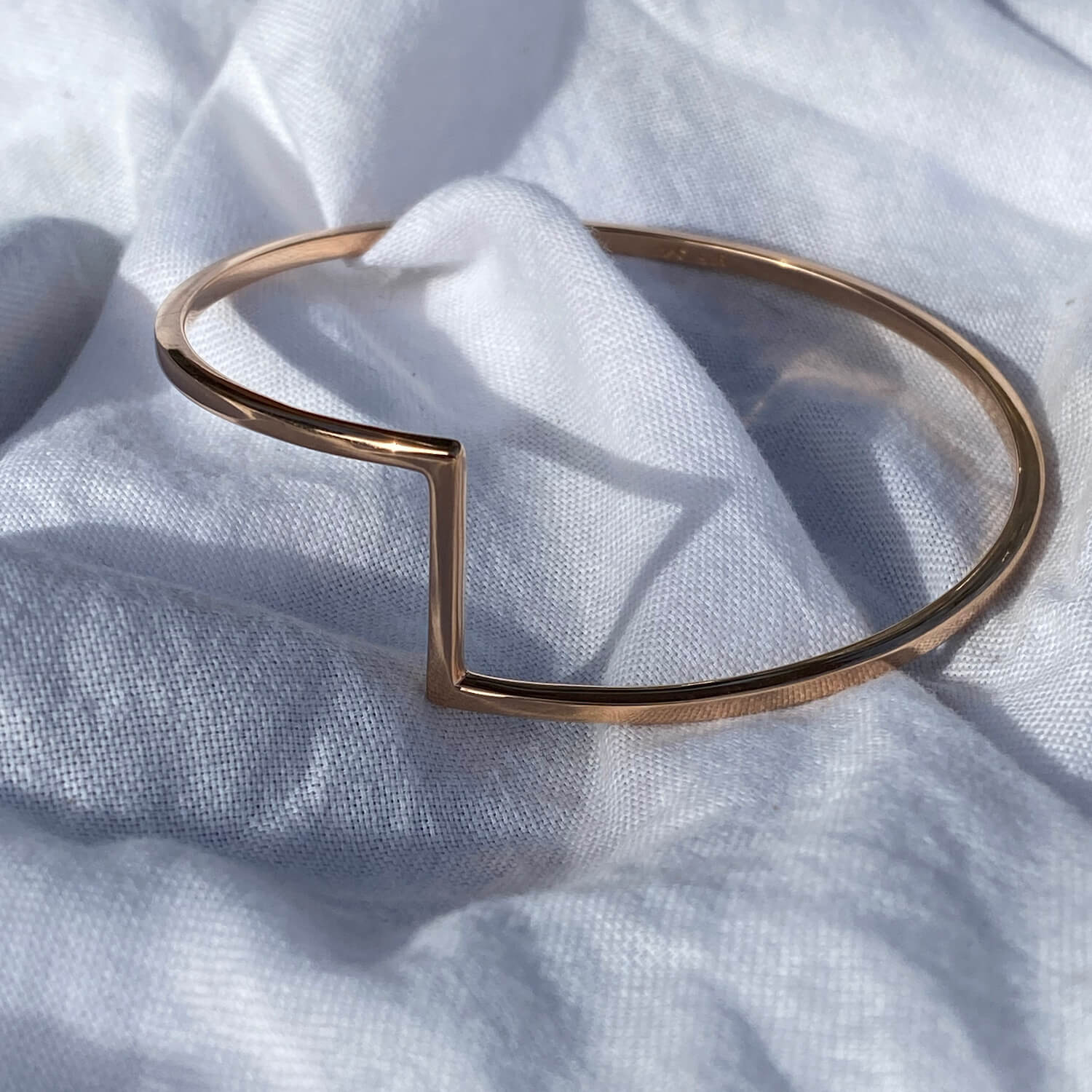 Joint Bangle Rose Gold