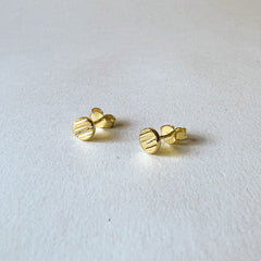 Gold Origins Studs made by Matthew Calvin Jewellery