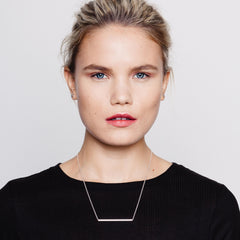 Medium Tube Necklace Rose Gold