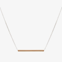 Medium Tube Necklace Rose Gold