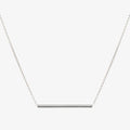 Medium Tube Necklace Silver