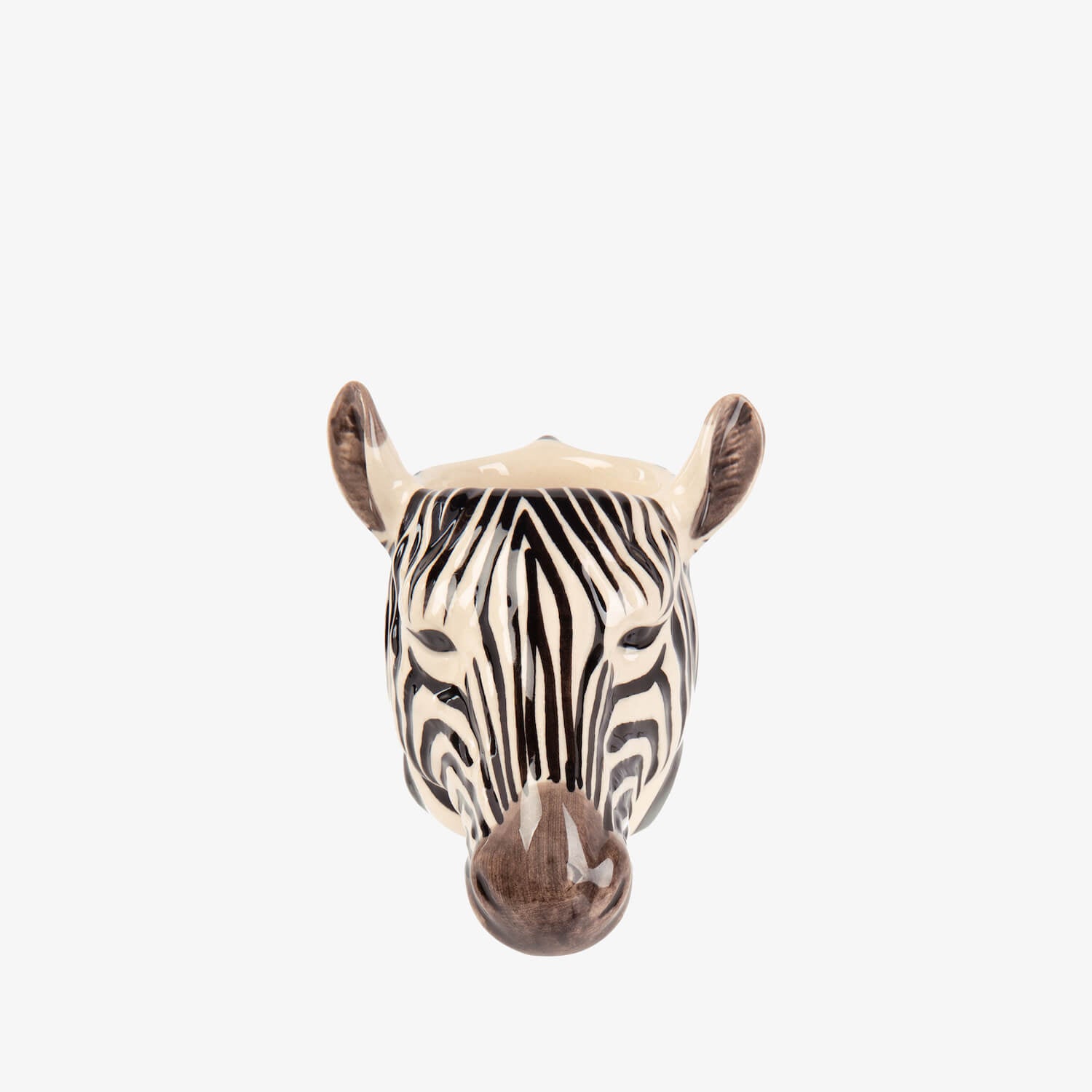 Zebra Animal Head Planter