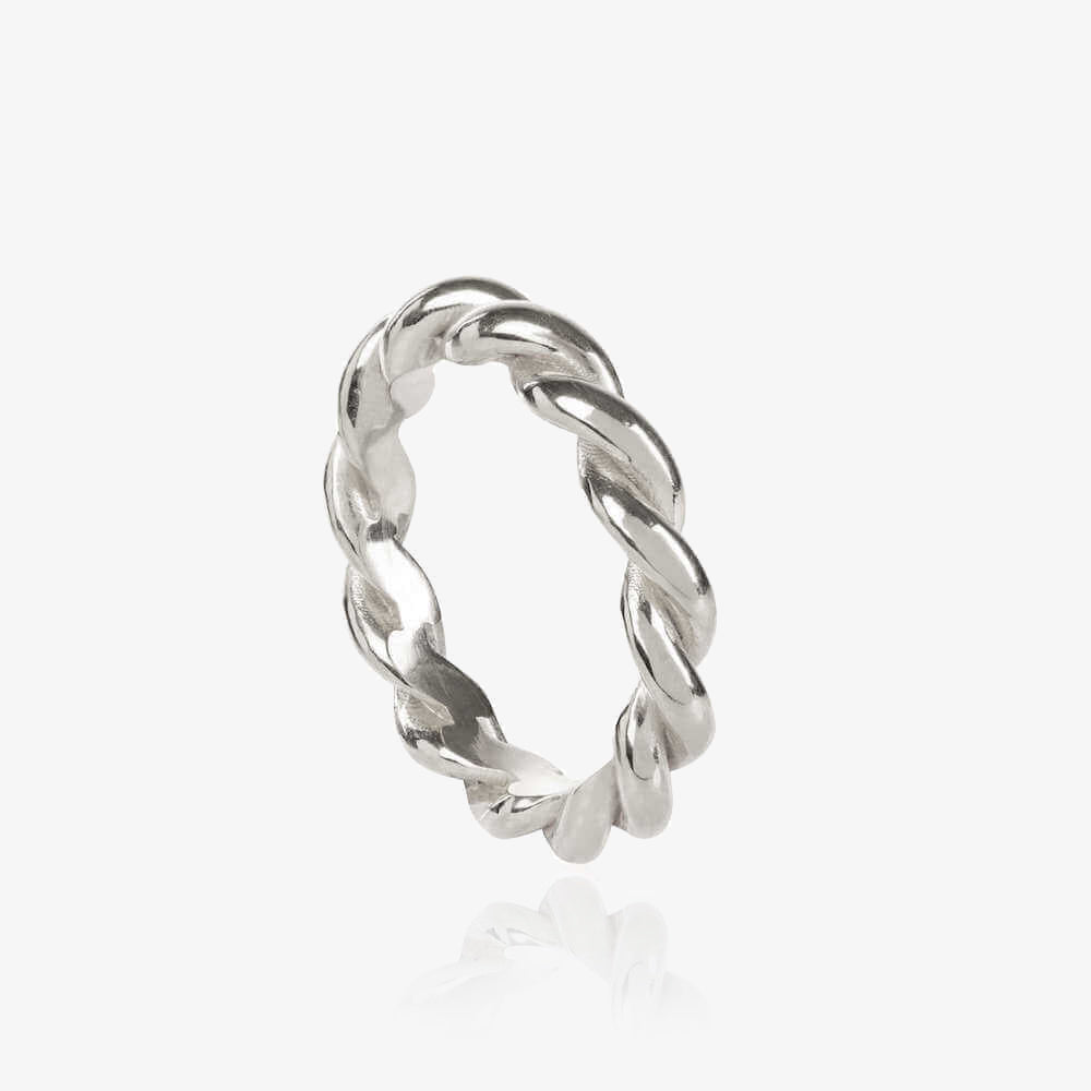 Braided Ring Silver – Matthew Calvin