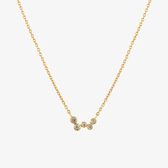 Celeste Diamond Necklace Gold