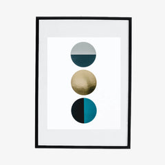 Union Circles Gold A3 Print