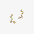 Celeste Diamond Earrings Gold