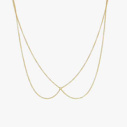 Collar Necklace Gold
