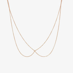 Collar Necklace Rose Gold