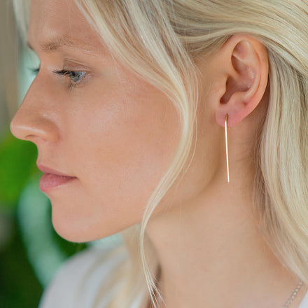 Crook Studs Rose Gold