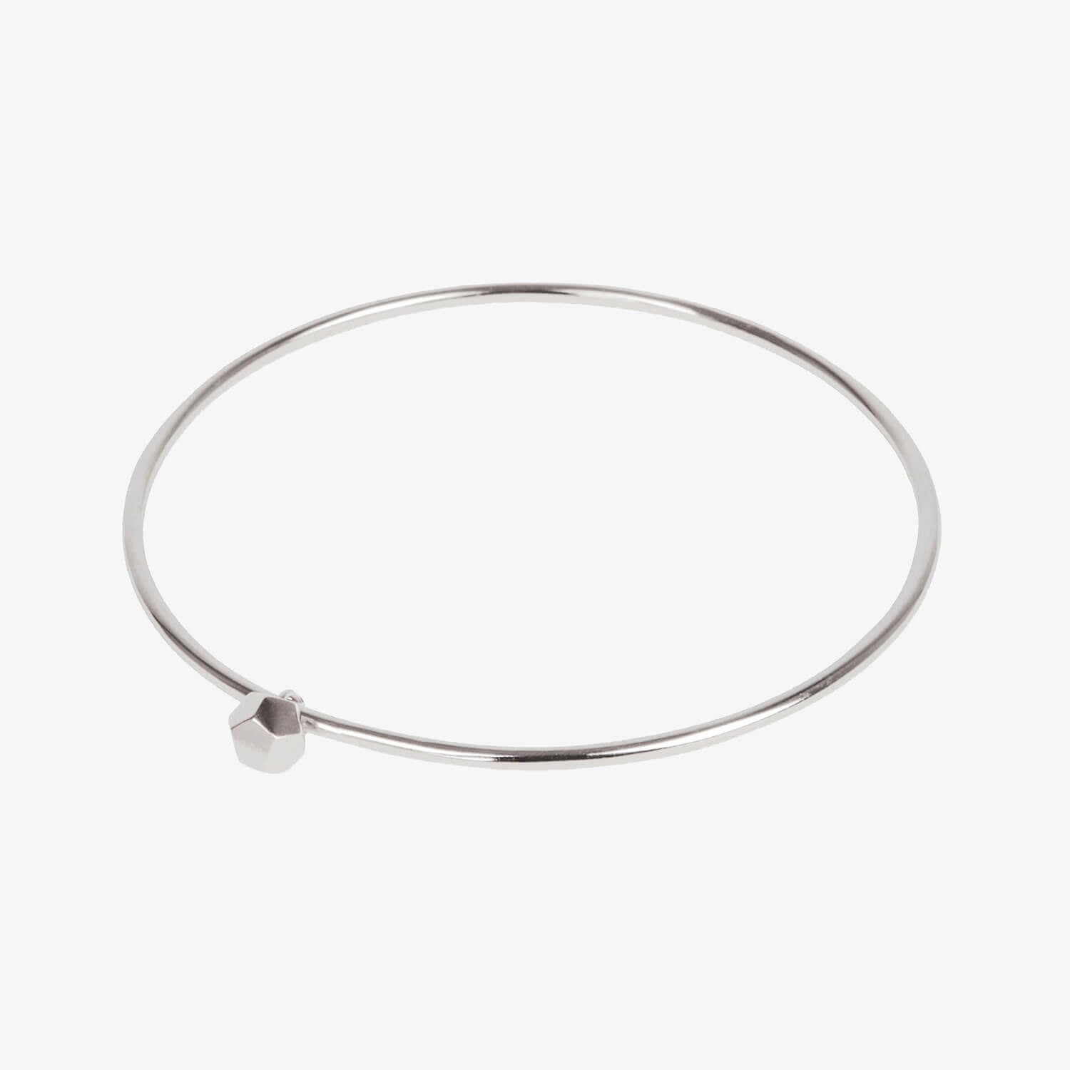 Dodecahedron Bangle Silver