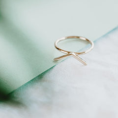 Linear Ring Rose Gold
