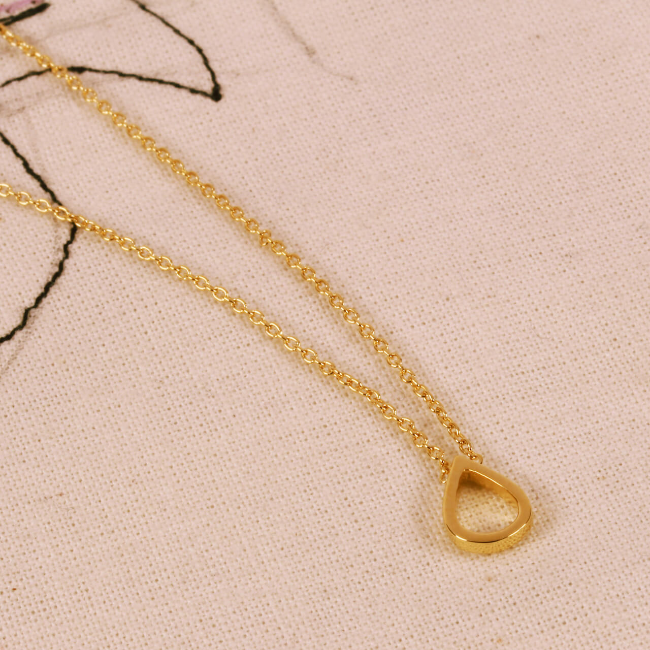 Mini Point Necklace Rose Gold