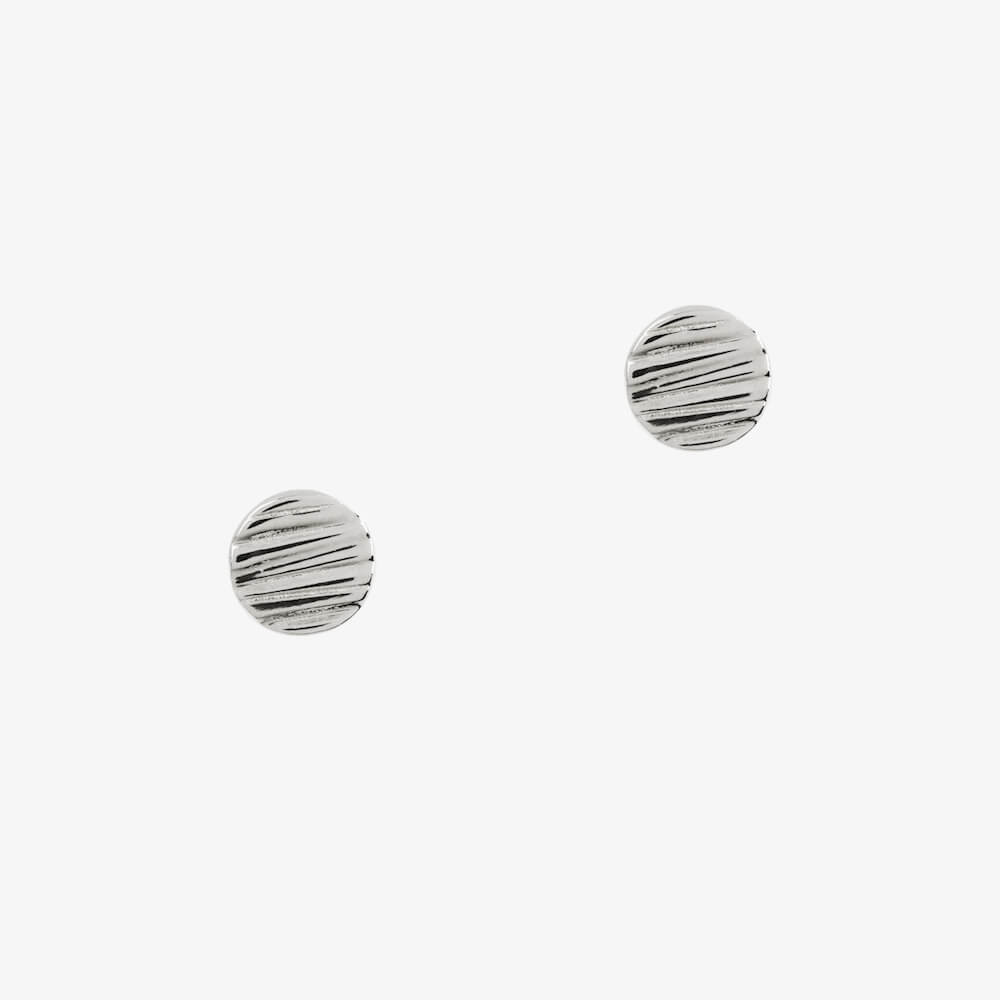 Origins Studs made from solid sterling silver with textured finish