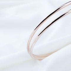 Strand Bangle Silver